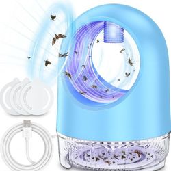 SQWJP Fan Powered Indoor Fruit Fly Trap, Catches Gnats, Mosquitoes, Moths