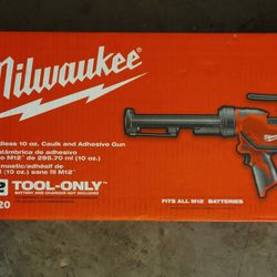 Milwaukee
M12 12V Lithium-Ion Cordless 10 oz. Adhesive and Caulk Gun (Tool-Only)