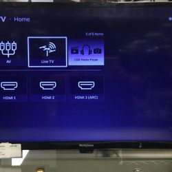 32” Westinghouse HD Rome Smart Tv (No Remote) 