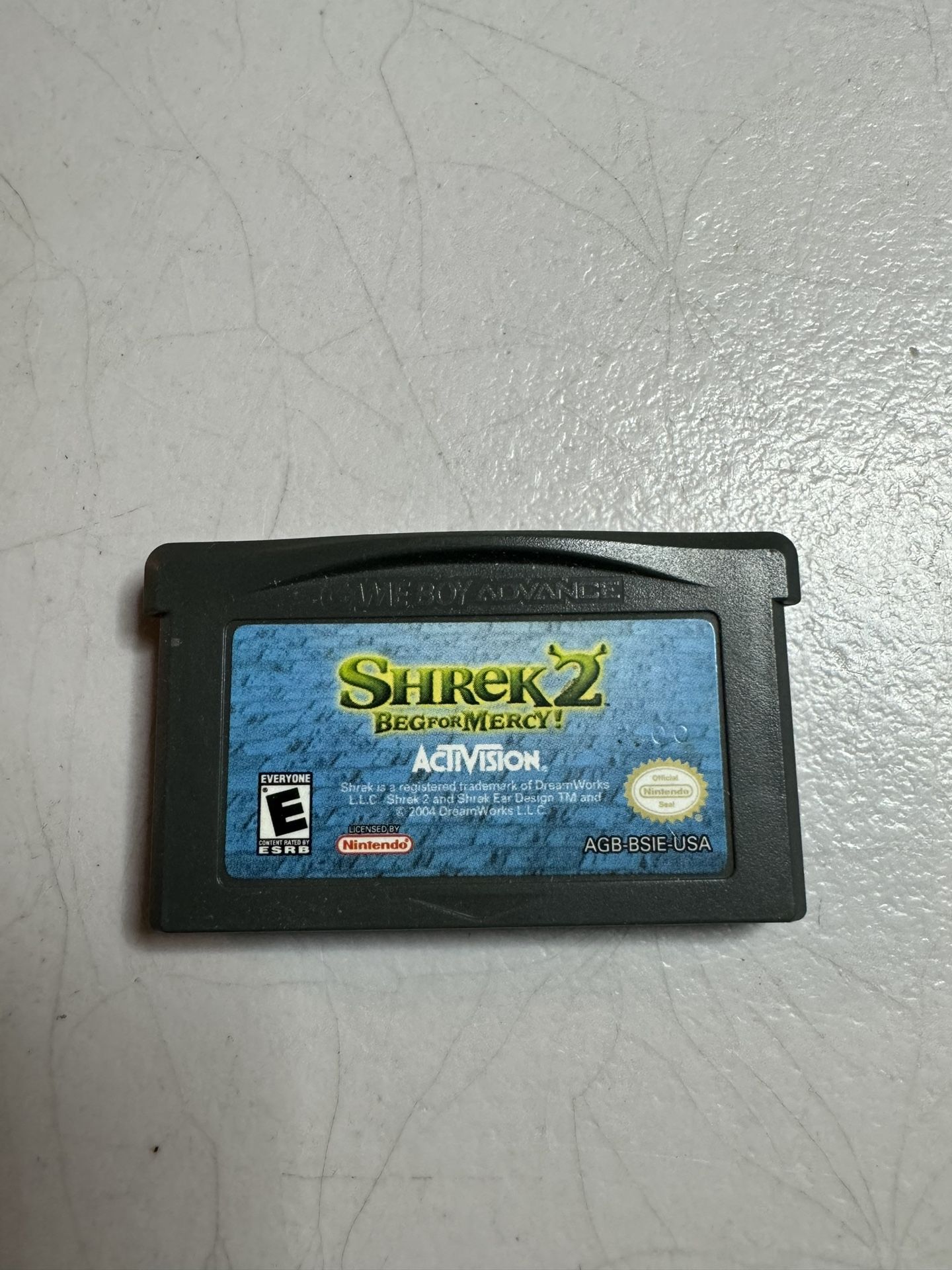 GameBoy Advanced Shrek 2 Beg for Mercy