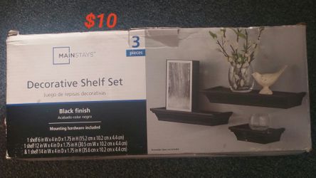 3 piece shelf set