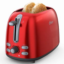 Oster 2-Slice Apple Candy Red Toaster