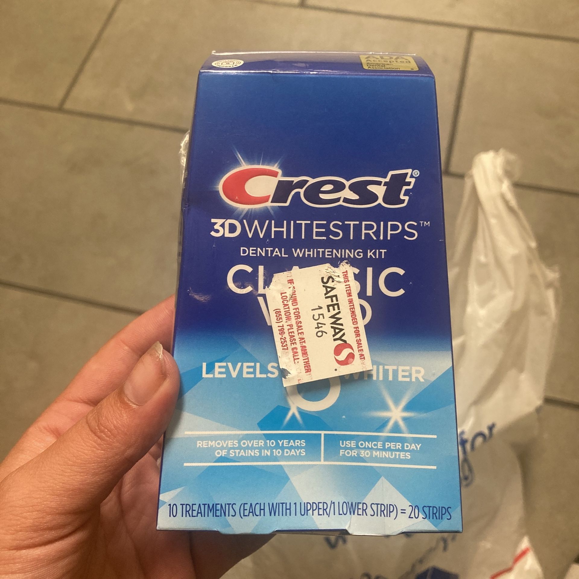 crest whitening strips
