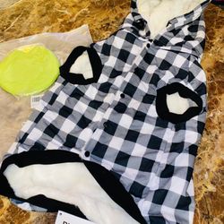 Brand New XXL Dog Jacket Plaid Dog Coat … Super Soft & Sweet ! 