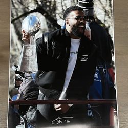 LE Seattle Seahawks Super Bowl Championship Original Print.  20”x30” 