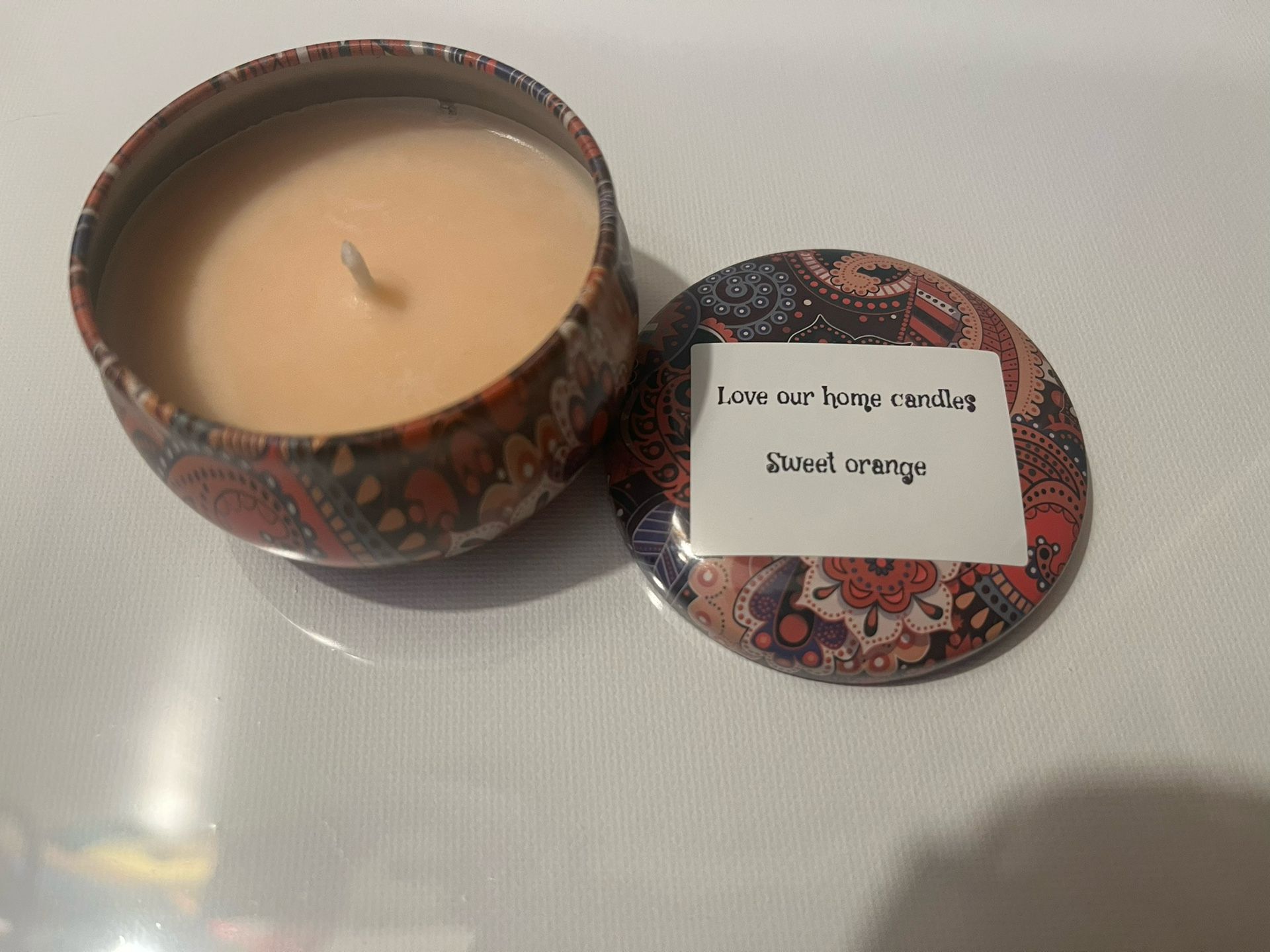 Love Our Home Candles- Sweet Orange