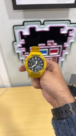 Yellow G-shock 