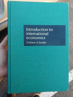 International Economics Book New condition $35