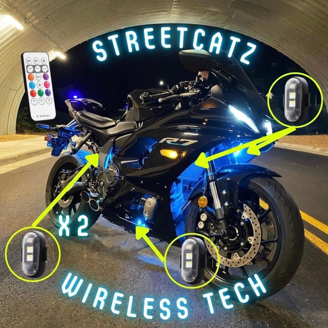 @streetcatz_underglow Wireless Underglow Kit For Motorcycles
