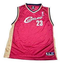 Cleveland Cavaliers LeBron Jame Jersey #23 Youth XL 18-20 Reebok NBA Basketball 