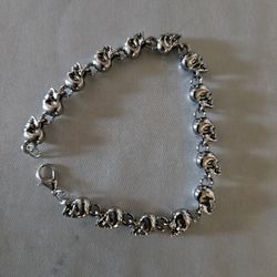 Stainless Steel Skull Bracelets 3 Style. $20 Each. Stewart&Nellis Pick Up 