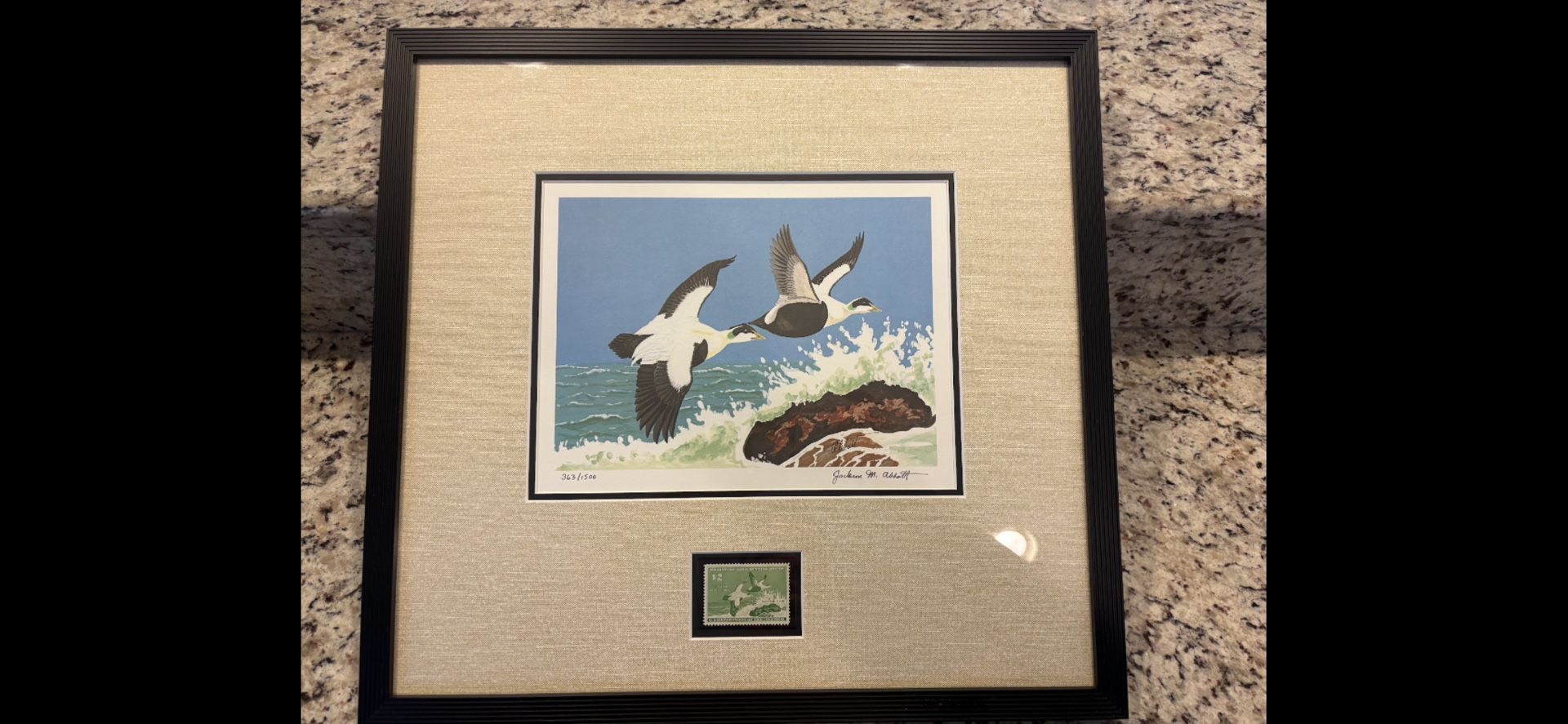Jackson Abbott Federal Migratory Bird Hunting Stamp Print **Rare First Edition**
