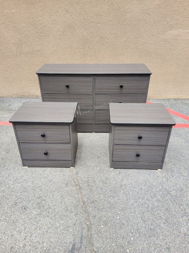 Gray Matte Bedroom Dresser Set!
