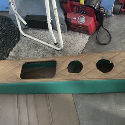 Console For gear shifter with two cupholders cut out