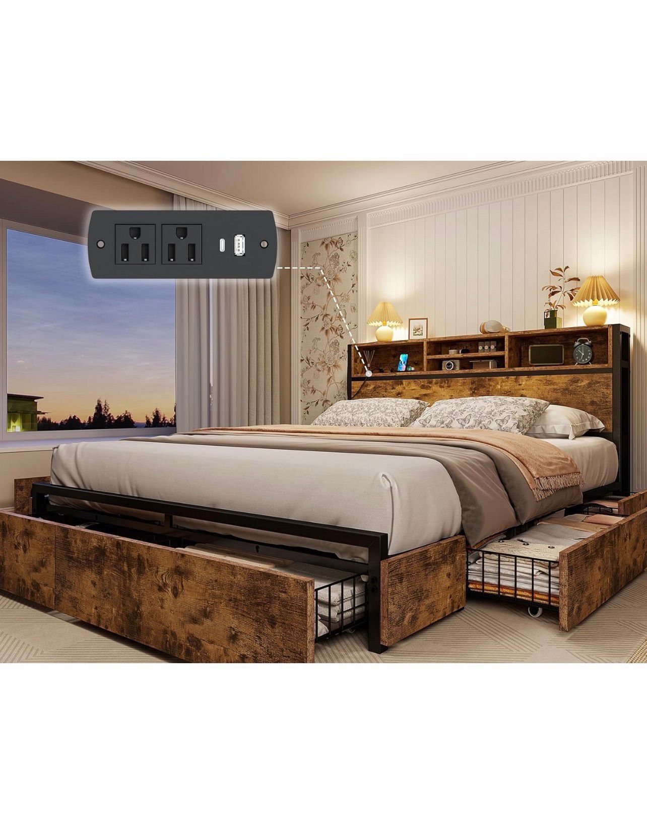 Brand New Queen bed Frame , Delivery Available