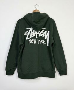 Stussy New York Chapter Store Full Zip Hoodie Green  Size SMALL BRAND NEW  ***Stussy Cut Tags are discontinued items done by the manufacturer. Please 