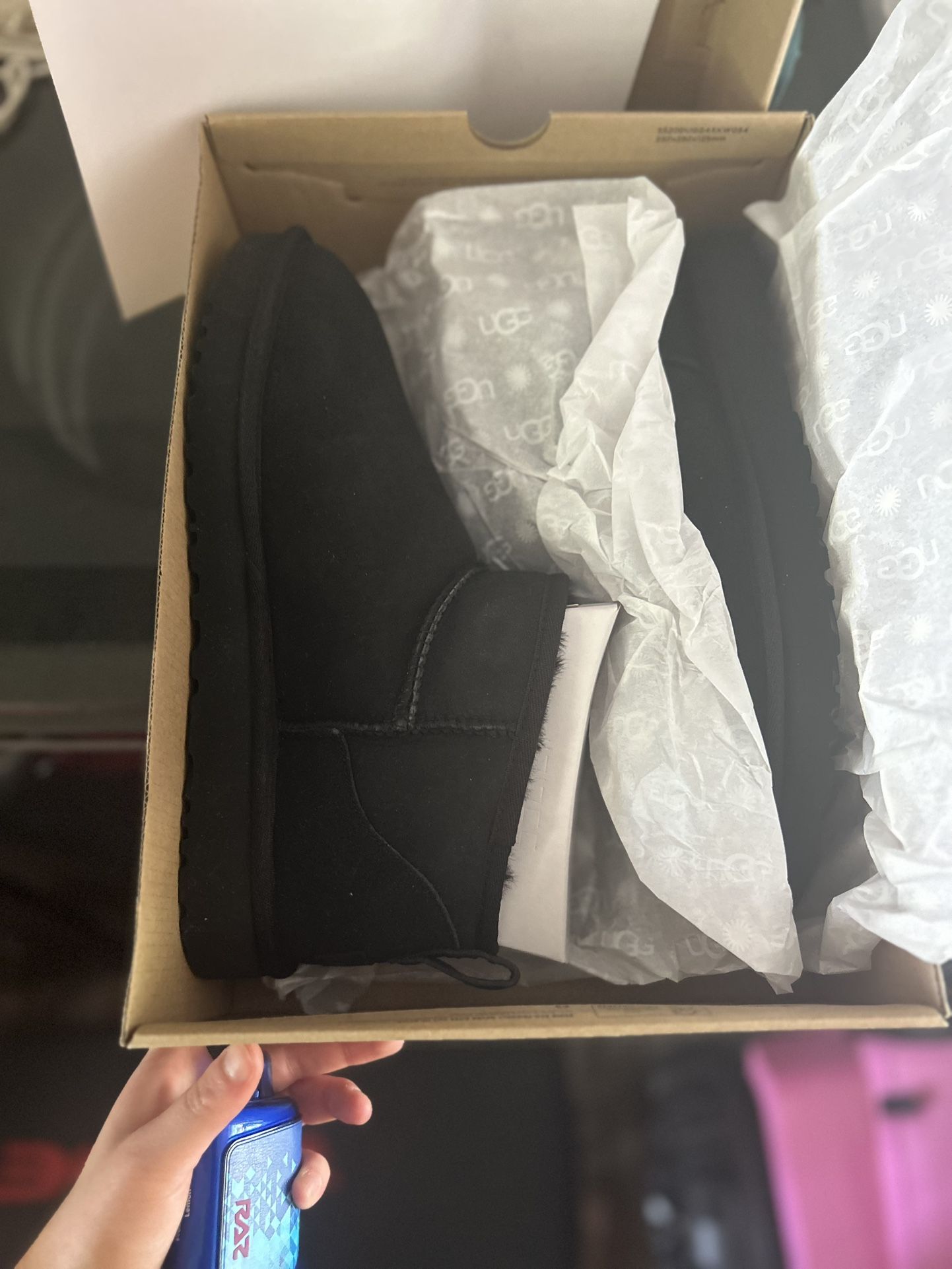 UGGS Black Ankle Boots