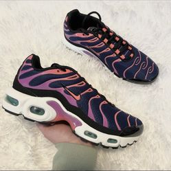 Nike Air Max Plus (GS) Navy Blue, Purple, Orange