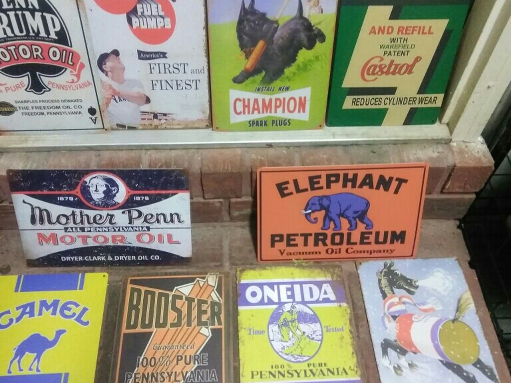 Oil Signs