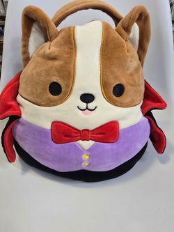 Original Reginald Vampire Corgi pail plush!