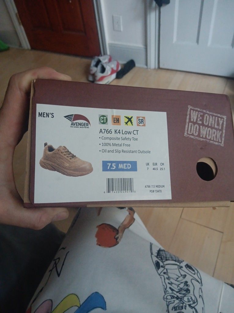 Avenger Work Shoes 7.5