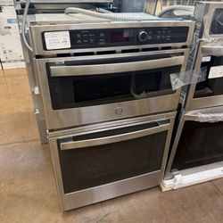 GE microwave wall oven combo 27”
