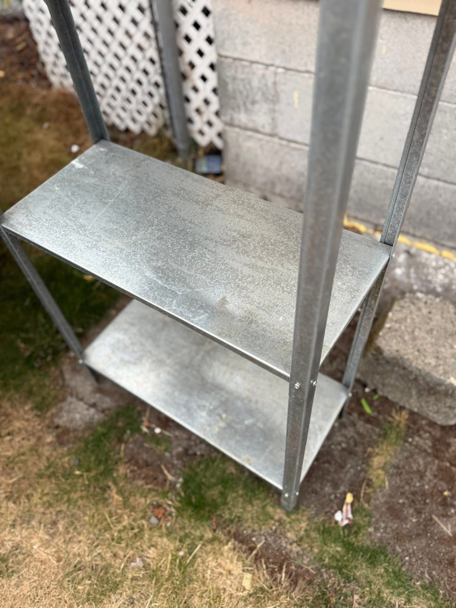metal shelf