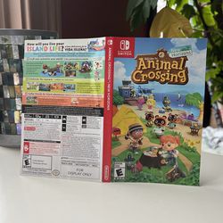 Animal Crossing New Horizons Nintendo Switch ‘For Display Only’ Case Artwork