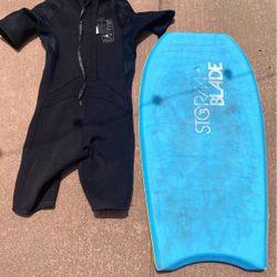 O’Neil Spring suit, Stormblade Boogie Board