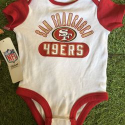 49ers Sleeve Onesies⁠ Bodysuits