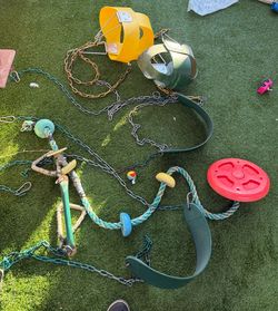 Bundle of swings for playgrounds