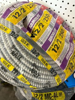 New MC metal clad cable 12/2