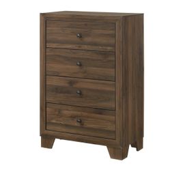 CHEST of drawers for bedroom rustic brown 4 deep drawers $199 (was $299) 