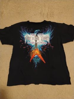 Concert T Shirt The Mark Wood Experience Fire N Ice 2011 2012 Black$15.00