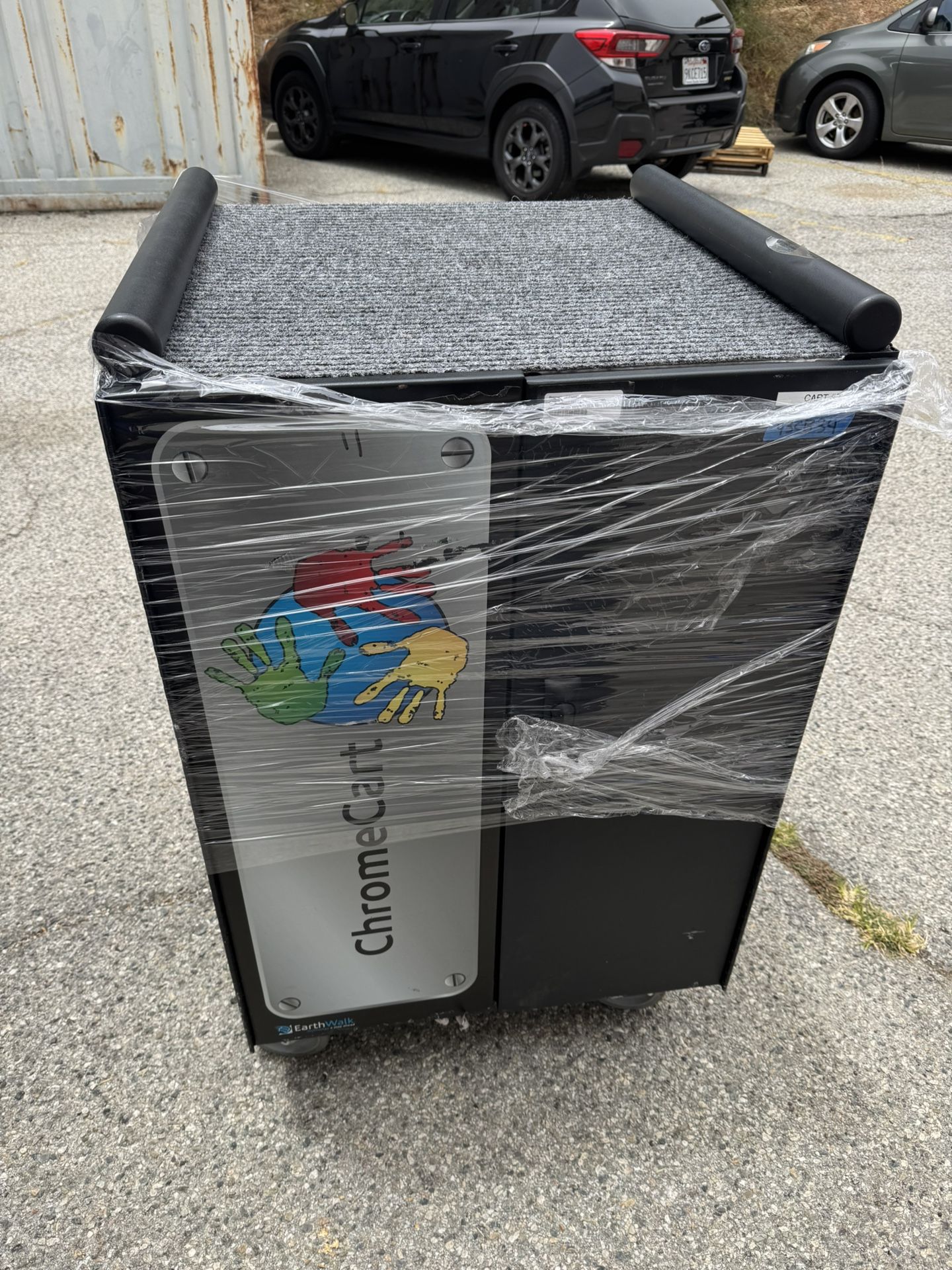 $599 Chromebook Charging Cart W Power Supply Locker iPad Tablet Charging Station