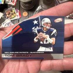 2002 Atomic Tom Brady New England Patriots Card