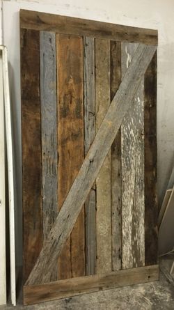 Antique barn door oak pine cyprus
