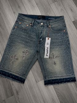 Purple jeans shorts (size 30)