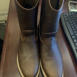 New Mens leather Work Boots