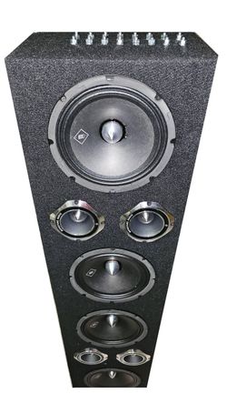 8" Mids And 4" Tweeters 16 Total 1 Rack