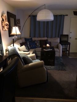 Sectional and love seat good condition