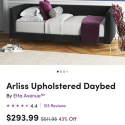 Velvet Twin Daybed 