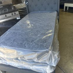 New Twin Bed Wht Matres For $249