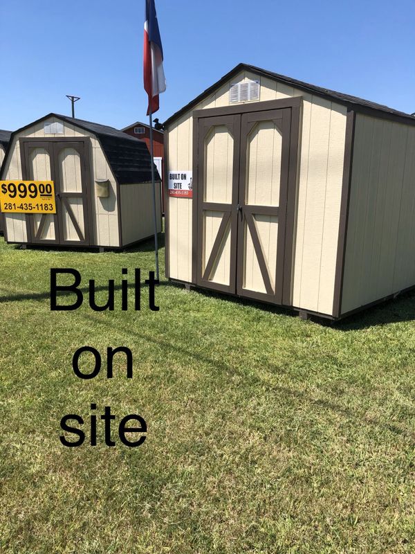 Sheds/ storage buildings, built on site for Sale in Spring, TX OfferUp