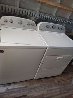 Washer and gas dryer