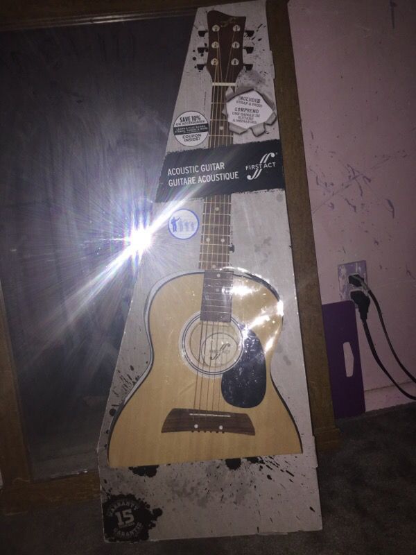 First act acoustic guitar