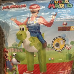 Mario Inflammable Kids Costume
