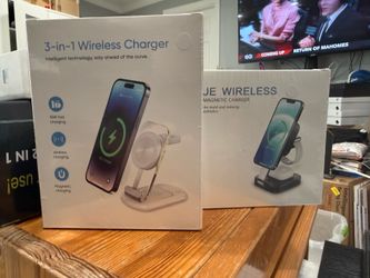 Traveling Wireless Mag-Safe Fast Charging Station,Magnetic 3 in 1 Charger***price for both***