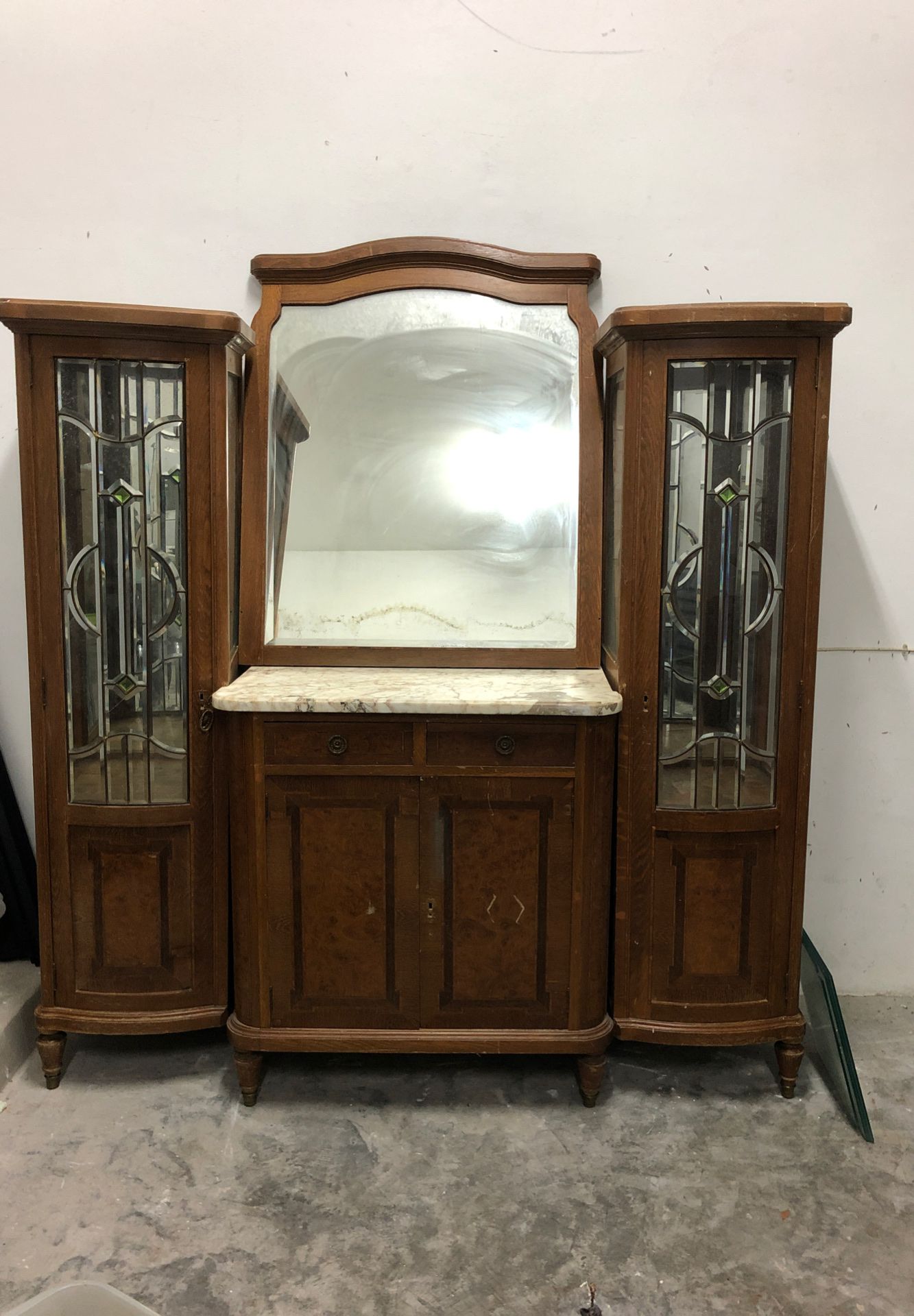 Rare Antique Cabinet 5 part 100+ years moving sale