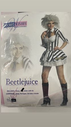Beetlejuice Costume does NOT Inc Wig